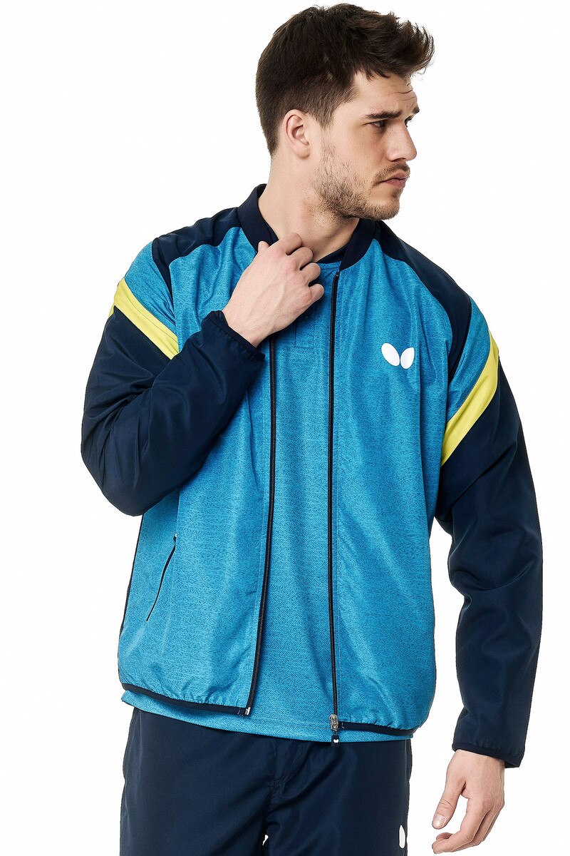 Atamy Tracksuit: Jacket, Blue, Model